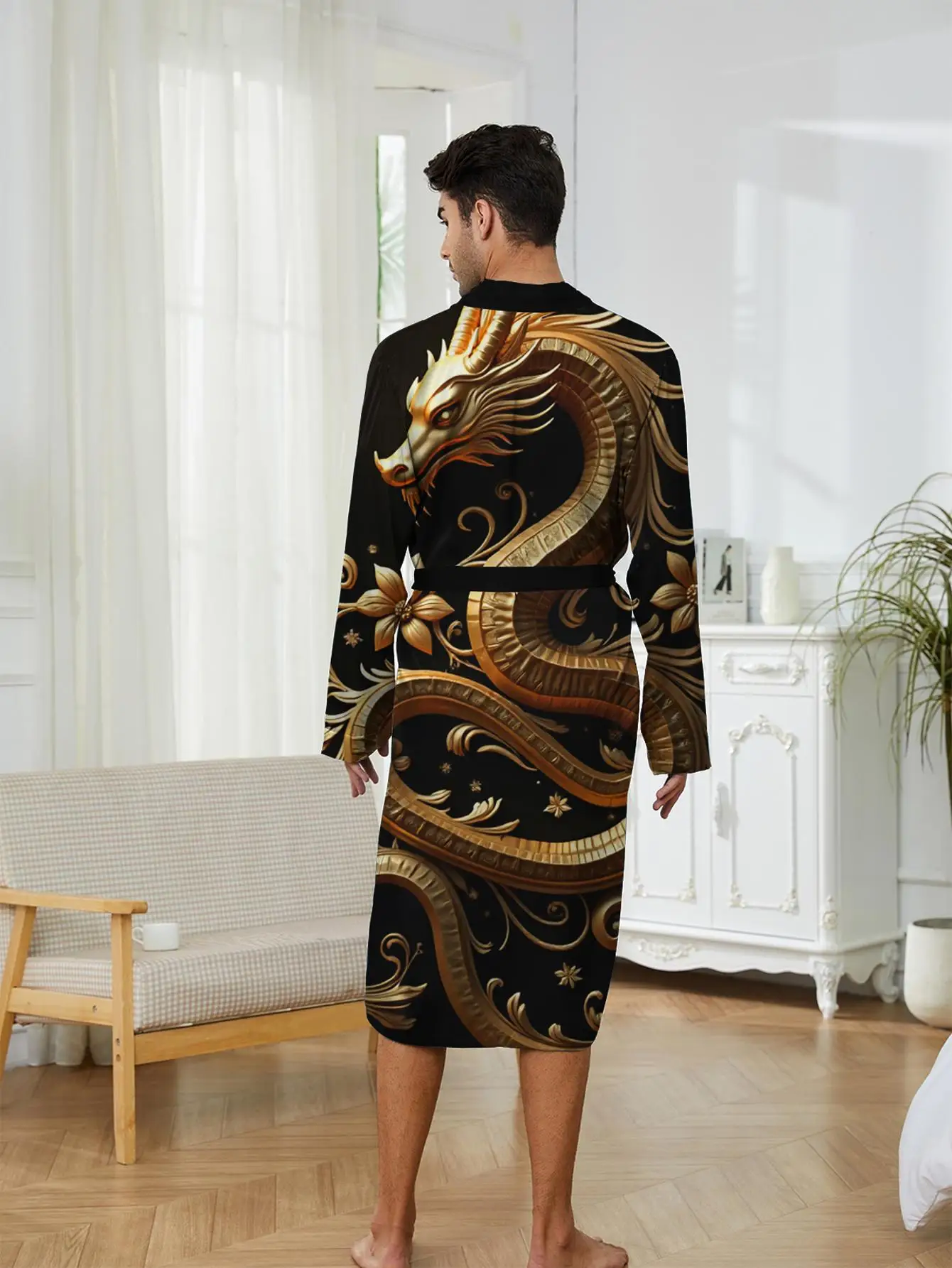1pc Men's Robes 2026 Spring/Summer Long Nightgown Graphic Sleepwear 3D Printed Bathrobe Dressing Gown Polyester Bath Robe
1pc Men's Robes 2026 Spring/Summer Long Nightgown Graphic Sleepwear 3D Printed Bathrobe Dressing Gown Polyester Bath Robe