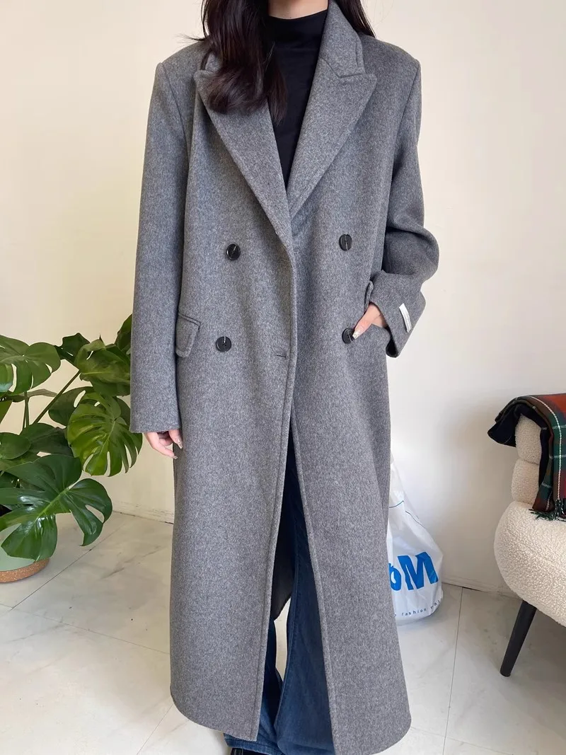Autumn Winter Thiened Camere Simulation Woolen Coat Korean Sle Women's Long Sve Suit Sle Outerwear ay Trench Coat
Autumn Winter Thiened Camere Simulation Woolen Coat Korean Sle Women's Long Sve Suit Sle Outerwear ay Trench Coat