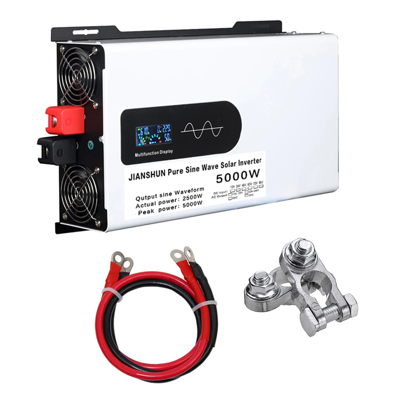 Car Pure Sine Wave Inverter 5000W Max Inverter Pure Sine Wave Converter Durable Convenient
Car Pure Sine Wave Inverter 5000W Max Inverter Pure Sine Wave Converter Durable Convenient