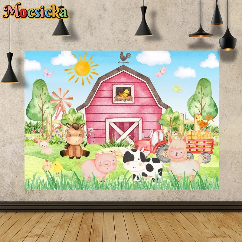 Mocsicka Happy Birthday Photography Background Farm Animals Log Cabin Backdrop Cute Kids Party Baby Show Cake Smash Portrait
Mocsicka Happy Birthday Photography Background Farm Animals Log Cabin Backdrop Cute Kids Party Baby Show Cake Smash Portrait