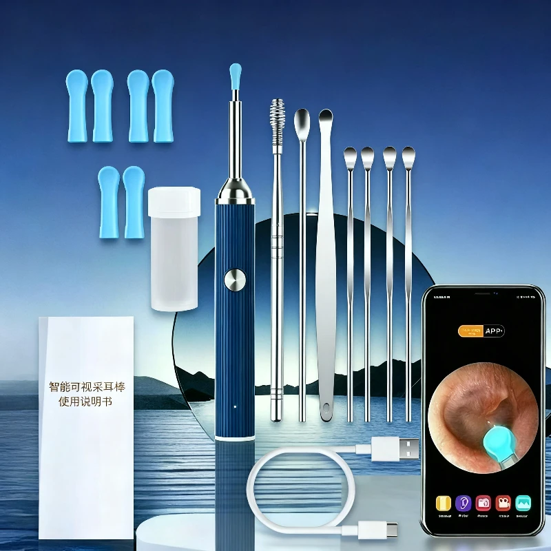 New HD Ear Cleaner with Camera Wireless Ear Sticks Otoscope USB C Charging Endoscope Wax Removal Tool Earpick MIni Camera
New HD Ear Cleaner with Camera Wireless Ear Sticks Otoscope USB C Charging Endoscope Wax Removal Tool Earpick MIni Camera