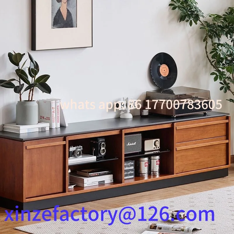 Customizable Retro solid wood TV cabinet rock slab Nordic small apartment living room home storage
Customizable Retro solid wood TV cabinet rock slab Nordic small apartment living room home storage