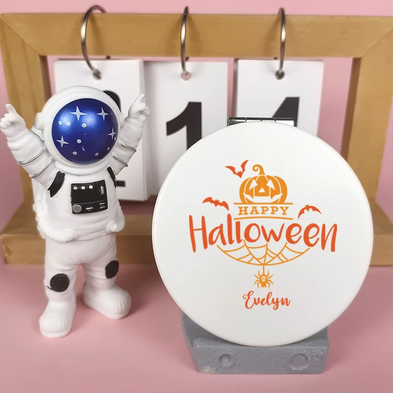1pc Halloween Pumpkin spider White UV Print Custom Name Metal Fold Mirror Wedding Guest Gifts
1pc Halloween Pumpkin spider White UV Print Custom Name Metal Fold Mirror Wedding Guest Gifts