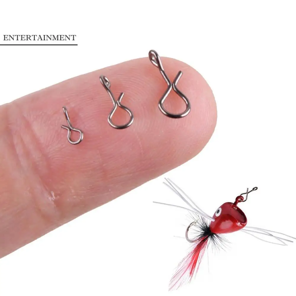 50Pcs Fly Fishing Snap Quick Change For Flies Hook Lures Stainless Steel Lock Black Fishing Snaps Lures Clip Link Connector Tool
50Pcs Fly Fishing Snap Quick Change For Flies Hook Lures Stainless Steel Lock Black Fishing Snaps Lures Clip Link Connector Tool