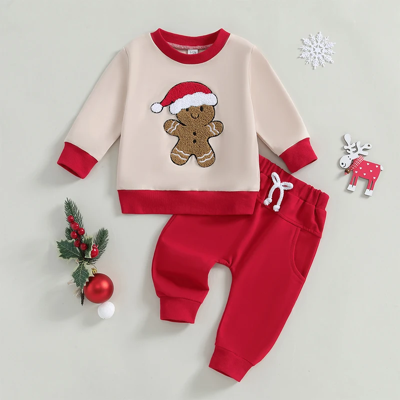 Suefunskry Toddler Boys Christmas Outfits Cartoon Embroidery Long Sleeve Sweatshirt and Long Pants Fall 2Pcs Clothes Set
Suefunskry Toddler Boys Christmas Outfits Cartoon Embroidery Long Sleeve Sweatshirt and Long Pants Fall 2Pcs Clothes Set