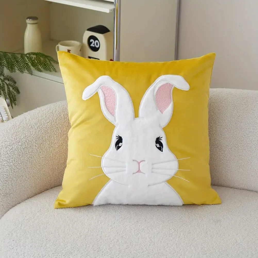 45x45cm Easter Decorative Throw Pillow Cover Plush Rabbit Pattern Coushion Cover Easter Bunny Faux Fur PillowCase for Sofa Couch
45x45cm Easter Decorative Throw Pillow Cover Plush Rabbit Pattern Coushion Cover Easter Bunny Faux Fur PillowCase for Sofa Couch