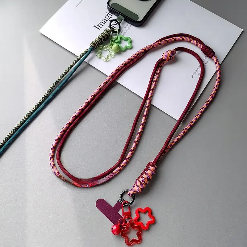 Braided Phone Lanyard Long Crossbody Shoulder Strap Adjustable Outdoor Sports Mountaineering Rope Anti Loss Neck Phone Strap
Braided Phone Lanyard Long Crossbody Shoulder Strap Adjustable Outdoor Sports Mountaineering Rope Anti Loss Neck Phone Strap