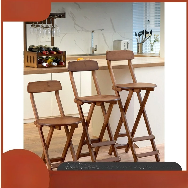 High Stool Foldable Bar Back Chair checkout page Portable Home Log Wind Dining Chair Adult Small Bench 
High Stool Foldable Bar Back Chair checkout page Portable Home Log Wind Dining Chair Adult Small Bench
