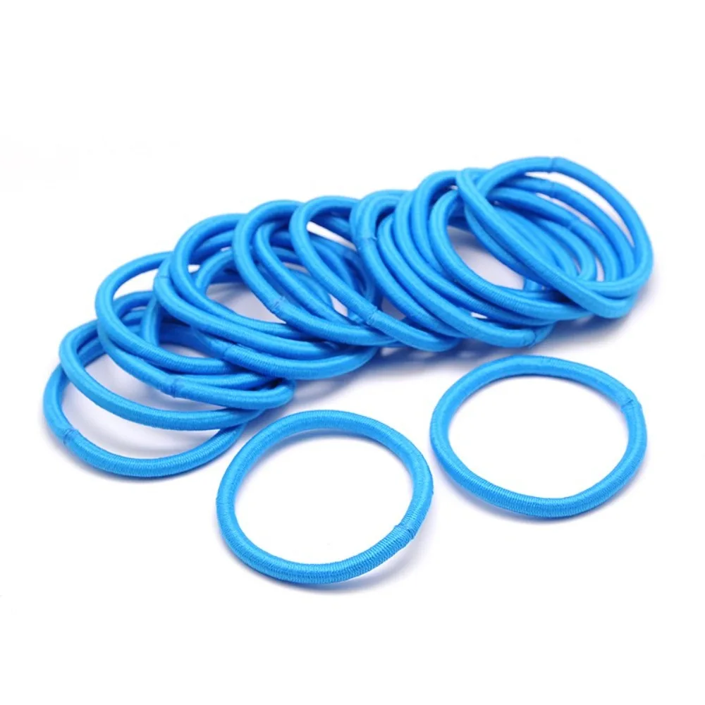 Girl's Hair Accessories Nylon Thread Elastic Fiber Hair Ties Deep Sky Blue 44mm
Girl's Hair Accessories Nylon Thread Elastic Fiber Hair Ties Deep Sky Blue 44mm