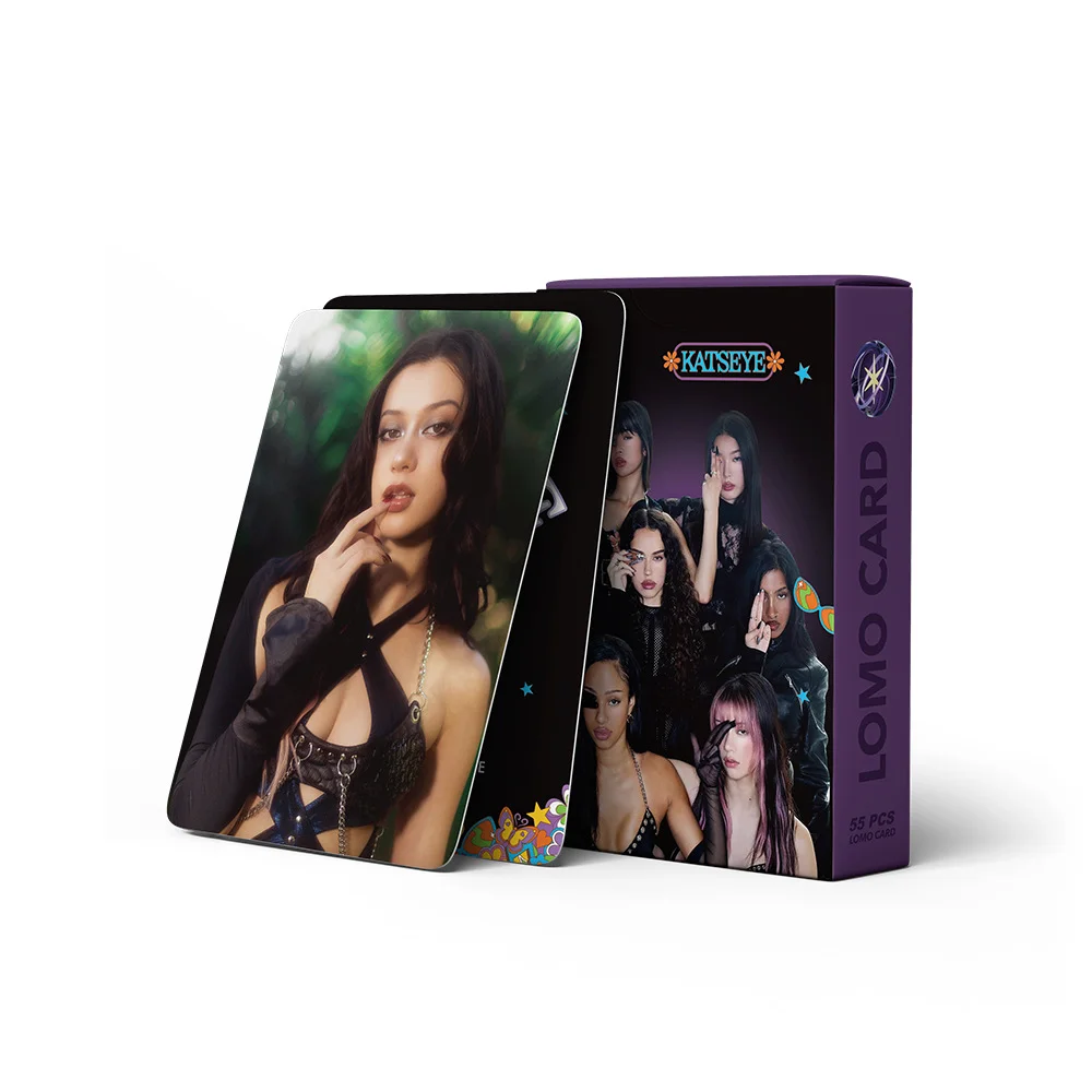 55 KPOP's latest idol singing and dancing group KATSEYE's new album album decoration photo card LOMO card gift
55 KPOP's latest idol singing and dancing group KATSEYE's new album album decoration photo card LOMO card gift