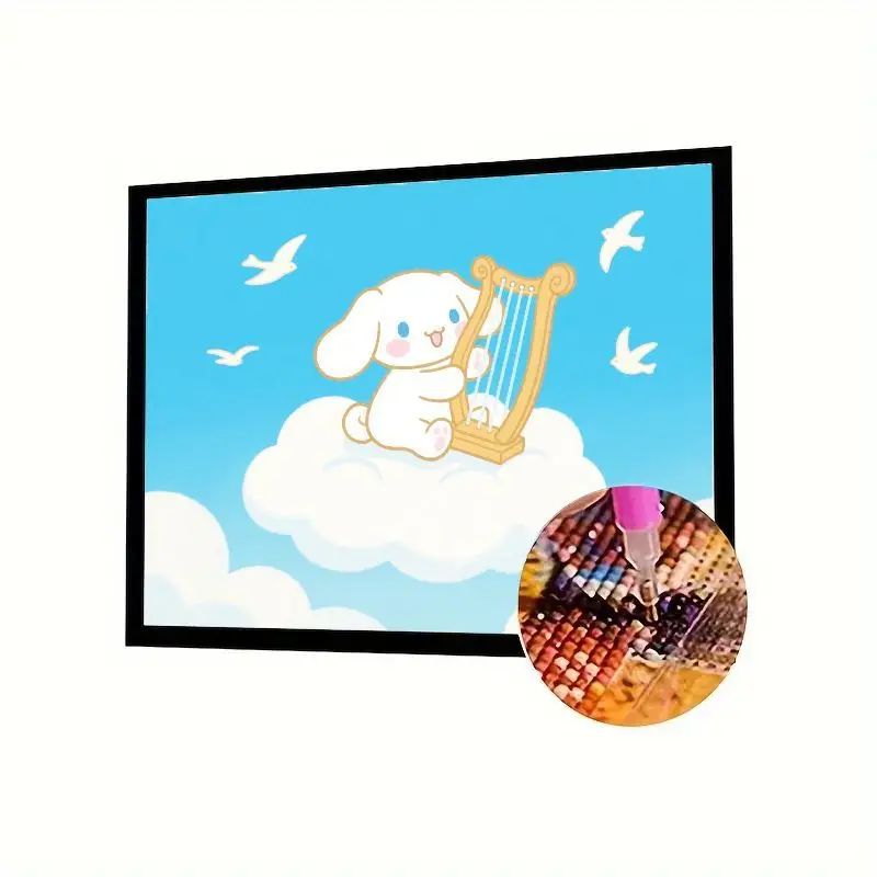 1 шт. Dreamy Kawaii Cinnamoroll 5D набор для алмазной живописи-Sanrio мультяшная собака играет в арфу на облаке полная дрель со стразами художественная вышивка
1 шт. Dreamy Kawaii Cinnamoroll 5D набор для алмазной живописи-Sanrio мультяшная собака играет в арфу на облаке полная дрель со стразами художественная вышивка