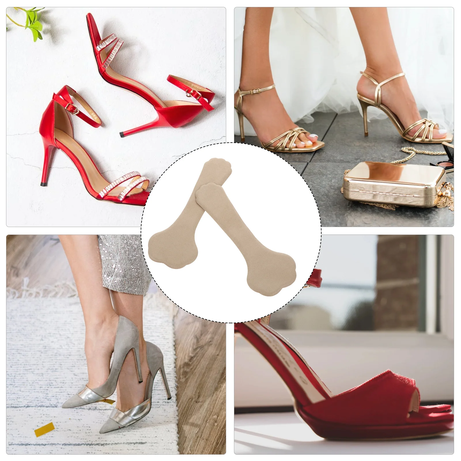 2Pairs Gel Insoles High Heel Cushions Anti-Slip Shoe Pads Foot Support Foot Care Protector High Heel Pads Anti-Slip Cushions 
2Pairs Gel Insoles High Heel Cushions Anti-Slip Shoe Pads Foot Support Foot Care Protector High Heel Pads Anti-Slip Cushions