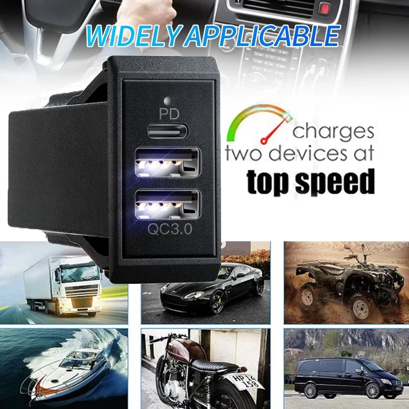 Автомобильное зарядное устройство PD3.0 и QC3.0 Двойное USB-разъем QC3.0 Двойные порта 54 Вт USB C Тройной разъем 12 В USB Автомобильное зарядное устройство со светодиодом
Автомобильное зарядное устройство PD3.0 и QC3.0 Двойное USB-разъем QC3.0 Двойные порта 54 Вт USB C Тройной разъем 12 В USB Автомобильное зарядное устройство со светодиодом