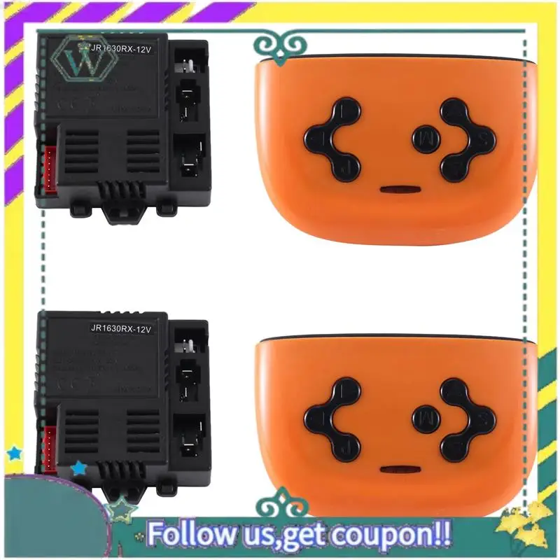 (New) 2X JR1630RX-12V HY2.4G Kids Electric Vehicle 2.4G Bluetooth Remote Control And Receiver Electric Vehicle Accessories
(New) 2X JR1630RX-12V HY2.4G Kids Electric Vehicle 2.4G Bluetooth Remote Control And Receiver Electric Vehicle Accessories