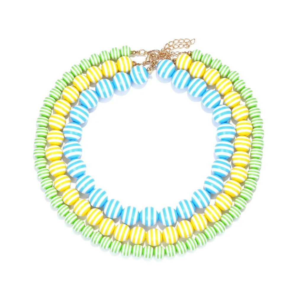 ZAA Multilayer Colorful Resin Beaded Choker Necklace for Women 2025 Trend Summer Jewelry Neck Accessories
ZAA Multilayer Colorful Resin Beaded Choker Necklace for Women 2025 Trend Summer Jewelry Neck Accessories