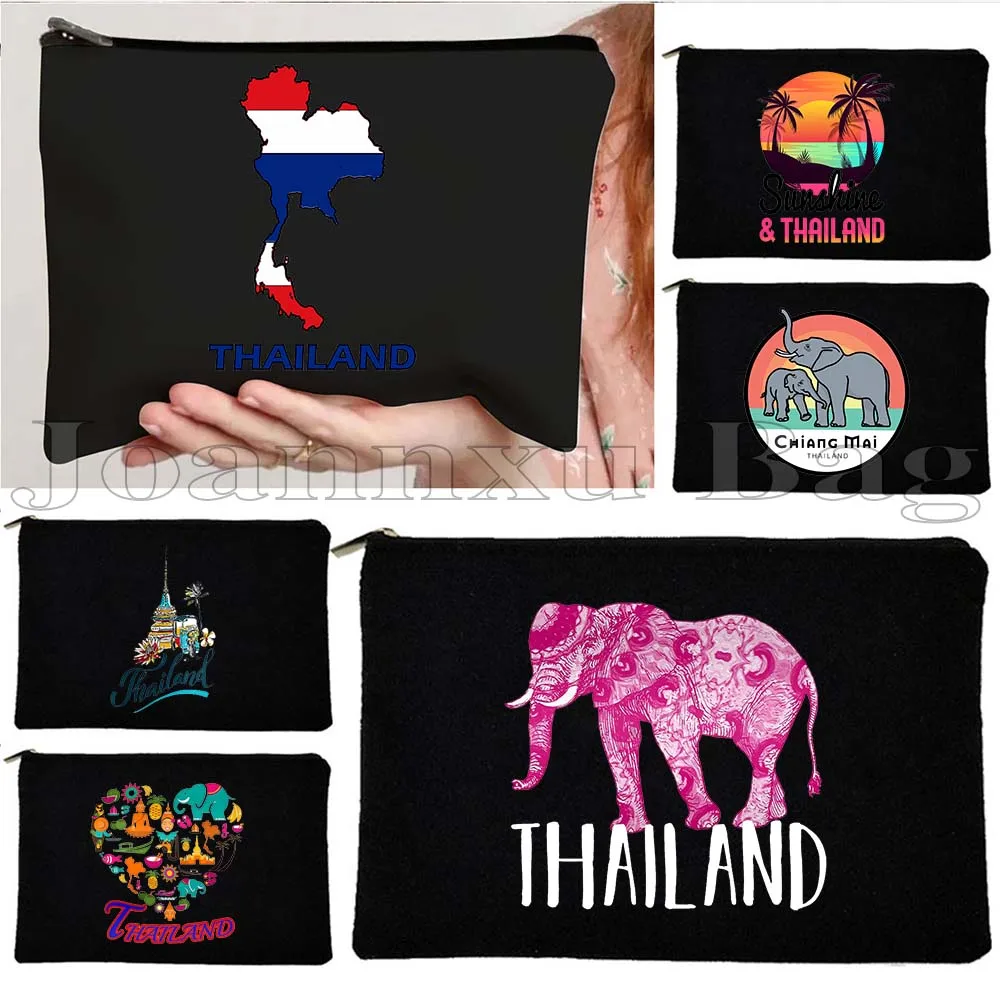 Phuket Bangkok Thailand Flag Map Pattaya Buddha Thailand Gifts Coconut Elephant Island Cosmetic Makeup Toilet Bag Case Pouch
Phuket Bangkok Thailand Flag Map Pattaya Buddha Thailand Gifts Coconut Elephant Island Cosmetic Makeup Toilet Bag Case Pouch