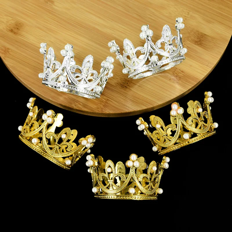 Mini Pearl Crown Cakes Decoration Gold Silver DIY Cupcake Topper Kid Hair Ornament Cake Baking Tool Wedding Birthday Party Decor
Mini Pearl Crown Cakes Decoration Gold Silver DIY Cupcake Topper Kid Hair Ornament Cake Baking Tool Wedding Birthday Party Decor