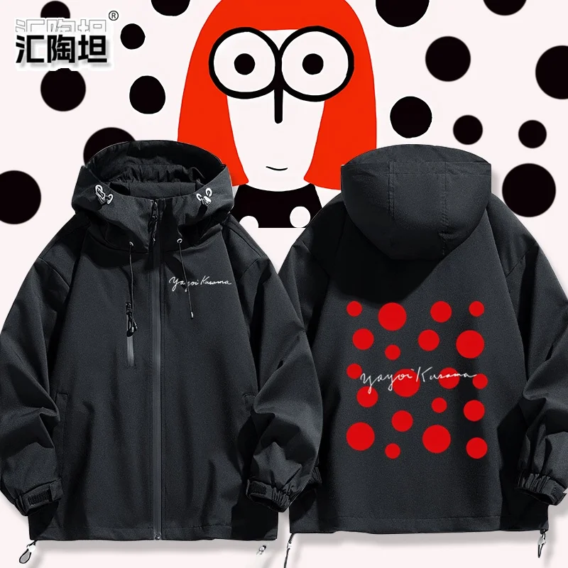 Мужская ветрозащитная куртка Nara Artistic Polka Dot Jaet из полиэфирного волокна с капюшоном на молнии и длинными рукавами...
Мужская ветрозащитная куртка Nara Artistic Polka Dot Jaet из полиэфирного волокна с капюшоном на молнии и длинными рукавами...