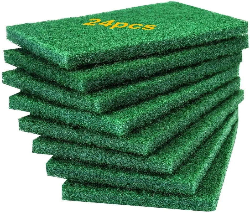 24 Pack Scouring Pads - Heavy Duty Scrub Sponges for Kitchen, Grills, and Pans, Reusable Cleaning Pads 3.9x5.9in
24 Pack Scouring Pads - Heavy Duty Scrub Sponges for Kitchen, Grills, and Pans, Reusable Cleaning Pads 3.9x5.9in