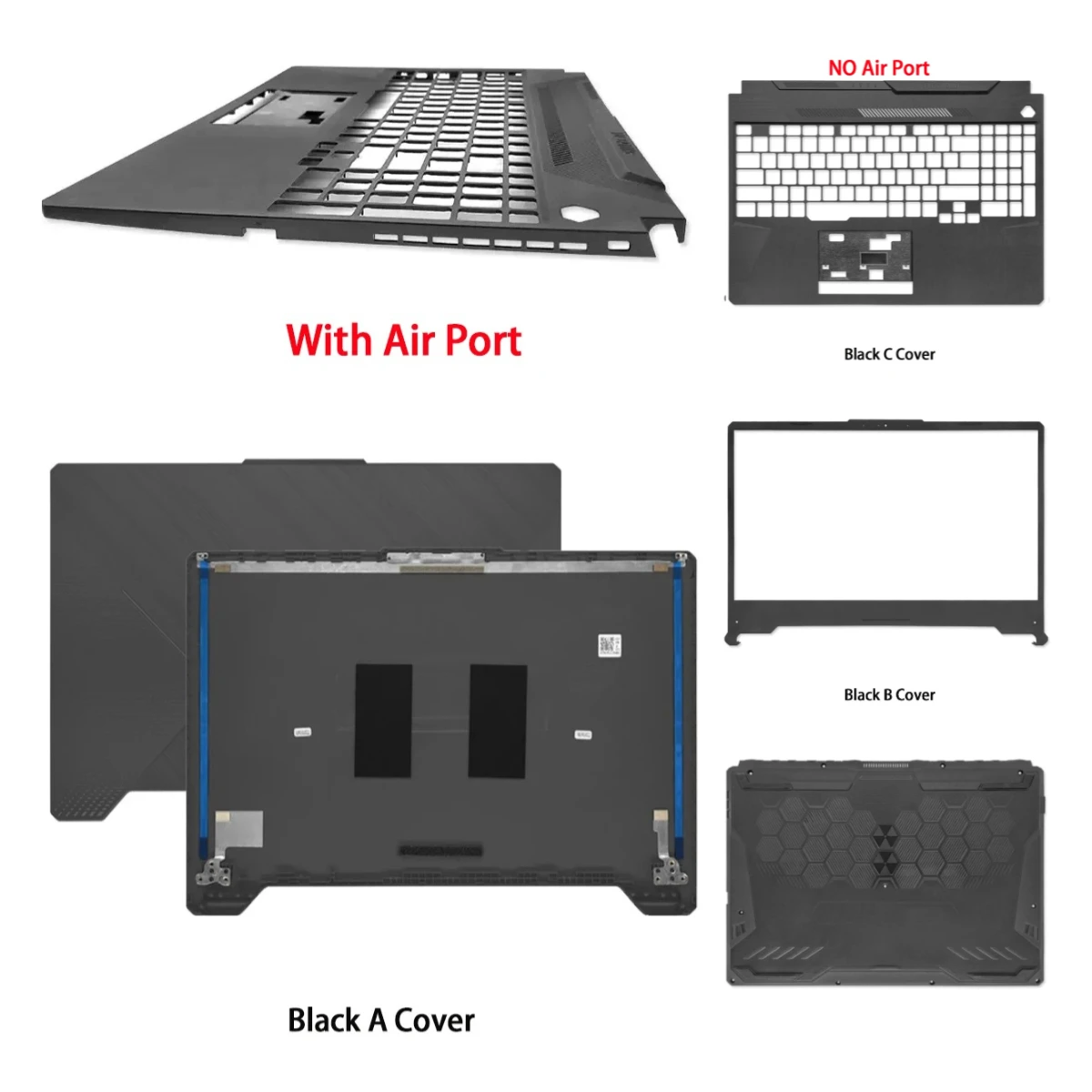 for fx506 fx506h fx506hc fx506hm fa506 fa506q laptop LCD screen top cover, screen frame, palm rest bottom shell ABCD Cover
for fx506 fx506h fx506hc fx506hm fa506 fa506q laptop LCD screen top cover, screen frame, palm rest bottom shell ABCD Cover