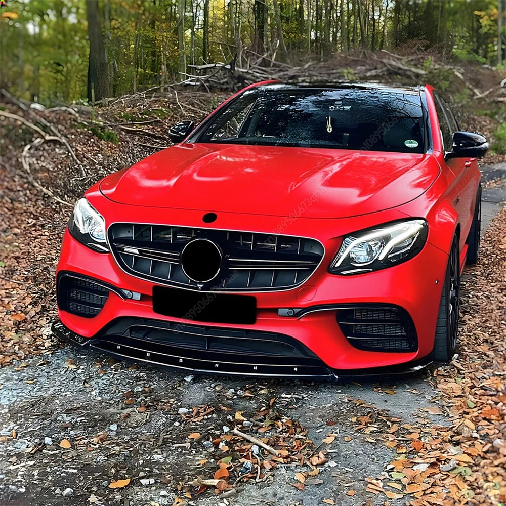 For Mercedes Benz E Class W213 E63 AMG 2016-2020 Car Front Bumper Lip Diffuser Spoiler Splitter ABS Gloss Blcak Bodykit Tuning
For Mercedes Benz E Class W213 E63 AMG 2016-2020 Car Front Bumper Lip Diffuser Spoiler Splitter ABS Gloss Blcak Bodykit Tuning