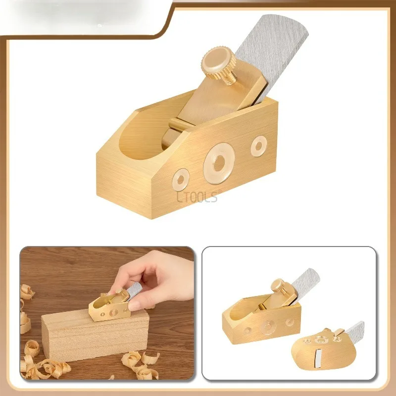 Flat & Convex Bottom Thumb Plane Mini Brass Luthier Finger Plane for Violin Guitar Making Woodworking Panel Trimming Tool Planer
Flat & Convex Bottom Thumb Plane Mini Brass Luthier Finger Plane for Violin Guitar Making Woodworking Panel Trimming Tool Planer