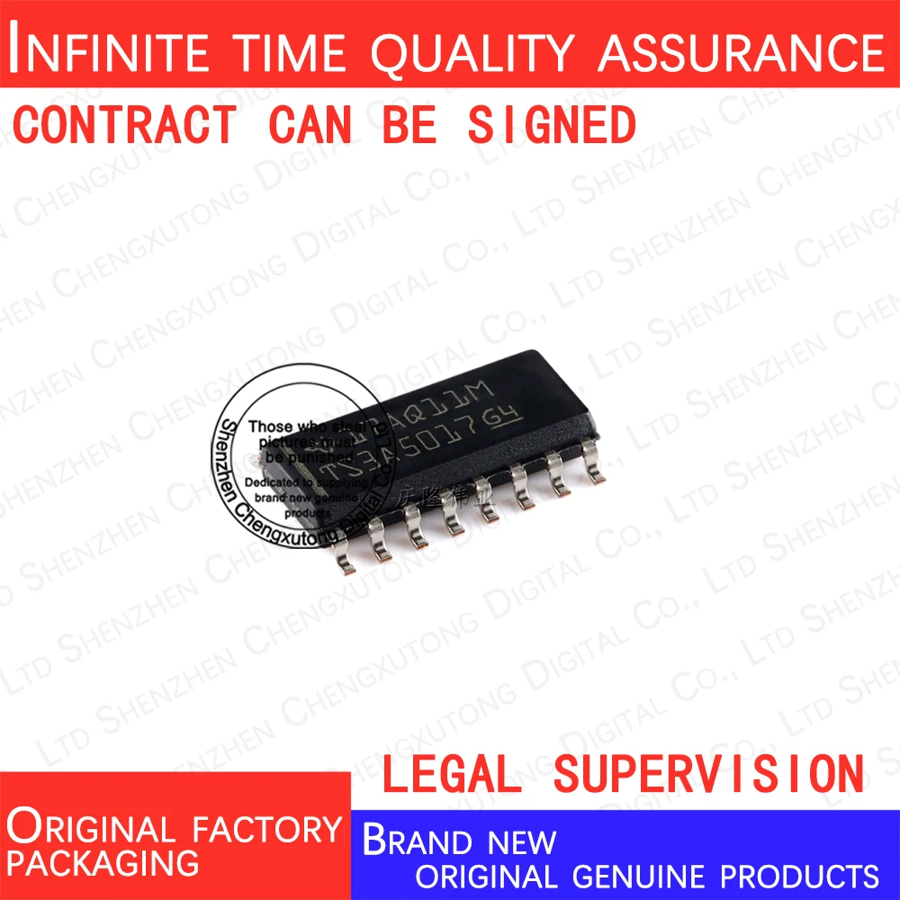 5pcs/lot TS3A5017DR TS3A5017 SOP 100% genuine stock in brand new original packaging
5pcs/lot TS3A5017DR TS3A5017 SOP 100% genuine stock in brand new original packaging