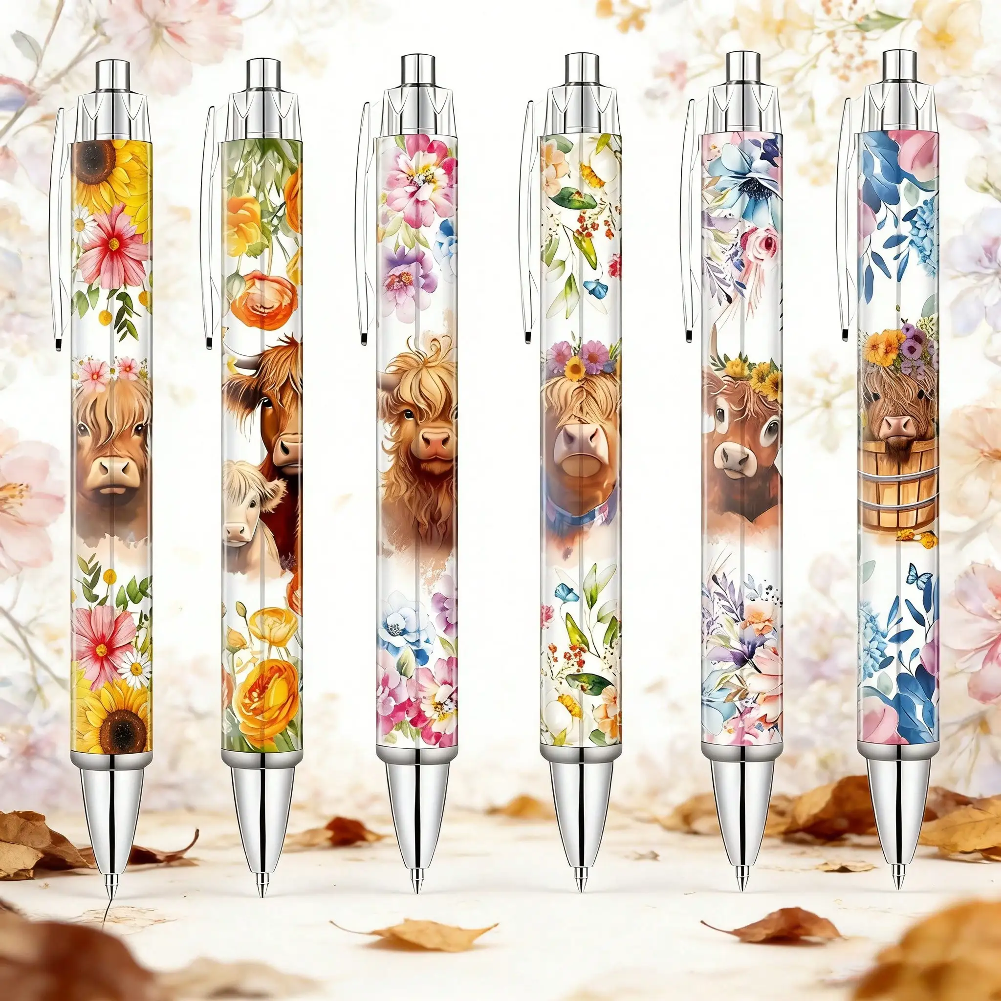 Highland Cow Ballpoint Pens Set – Cow-Print, Adorable Stationery for School, Home & Gifts
Highland Cow Ballpoint Pens Set – Cow-Print, Adorable Stationery for School, Home & Gifts
