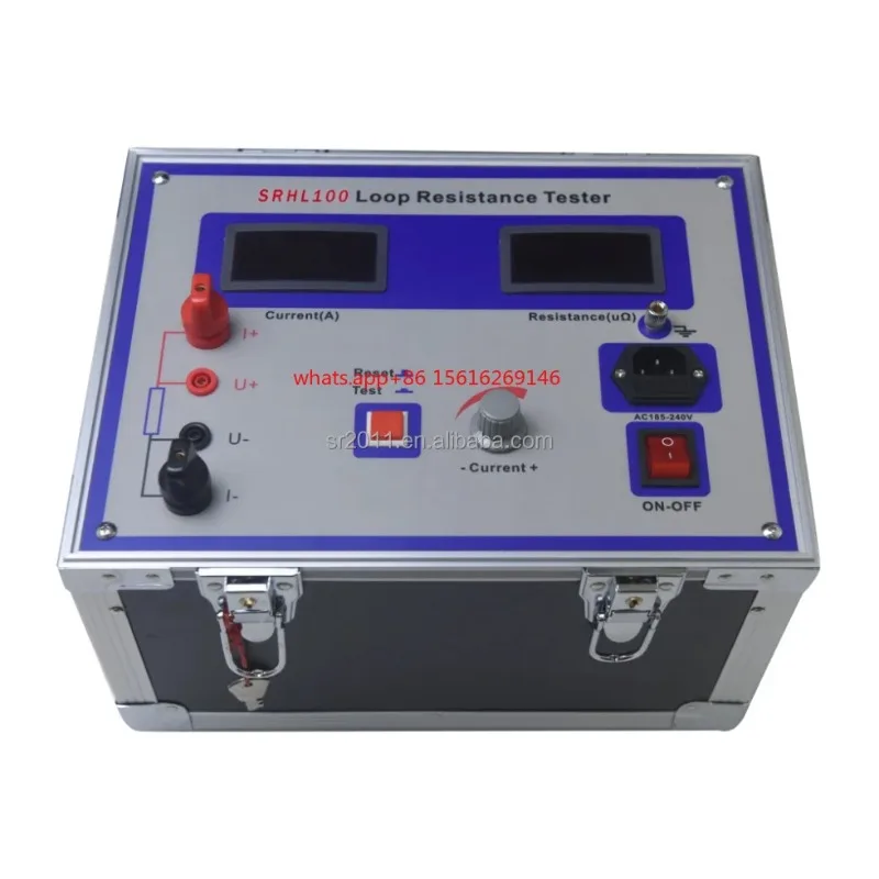 Circuit Beaker Contact Resistance Tester 100A Circuit Interrupter Loop Resistance Tester High Quality Low Resistance Tester
Circuit Beaker Contact Resistance Tester 100A Circuit Interrupter Loop Resistance Tester High Quality Low Resistance Tester