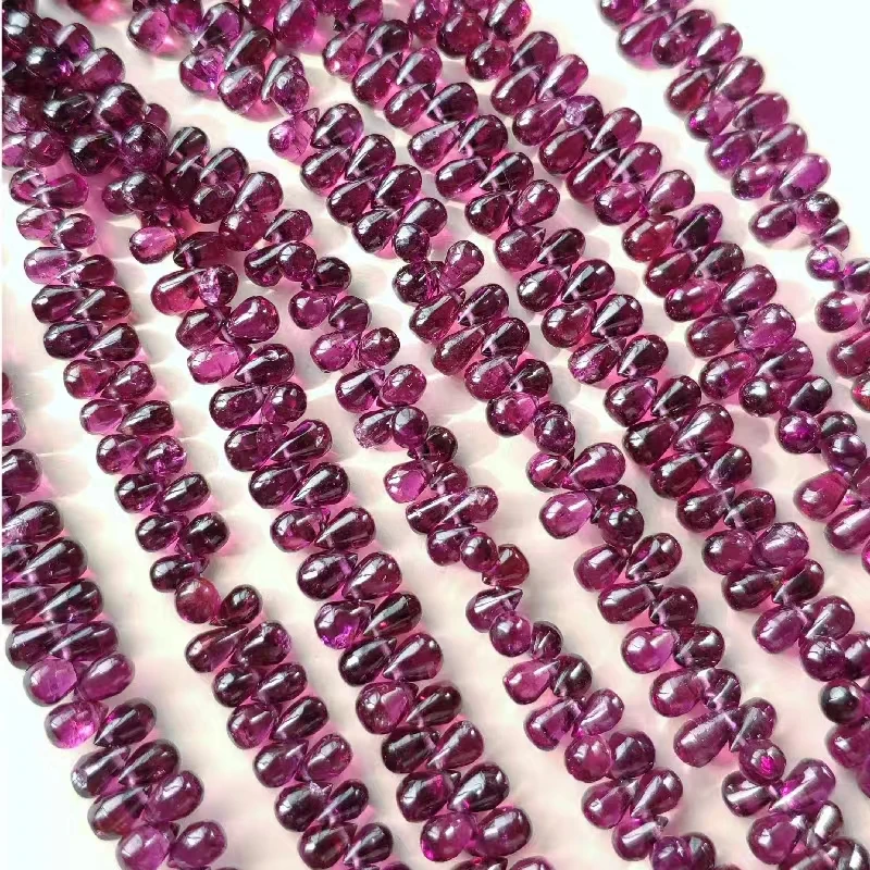 Garnet drop smooth purple red 5-6mm nature for making jewelry necklace 15cm FPPJ wholesale
Garnet drop smooth purple red 5-6mm nature for making jewelry necklace 15cm FPPJ wholesale