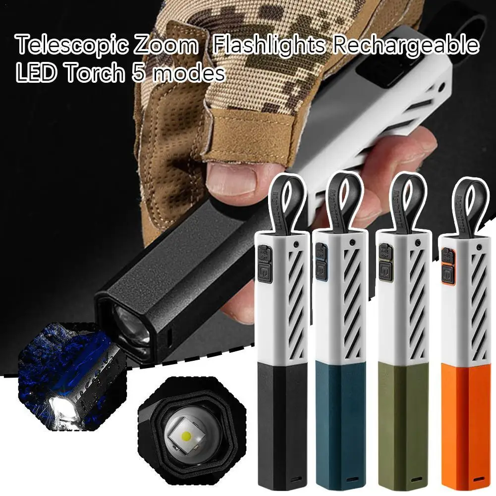 Rechargeable LED Flashlight Type-C Rechargeable Outdoor Zoom Portable LED Emergency Bright Flashlight Waterproof Camping Fishing
Rechargeable LED Flashlight Type-C Rechargeable Outdoor Zoom Portable LED Emergency Bright Flashlight Waterproof Camping Fishing