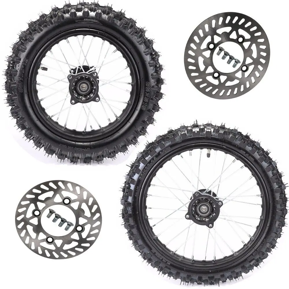 60/100-14 80/100-12 Front & Rear Wheel Rim Tire For SSR SDG Atomik Pit Dirt Bike
60/100-14 80/100-12 Front & Rear Wheel Rim Tire For SSR SDG Atomik Pit Dirt Bike