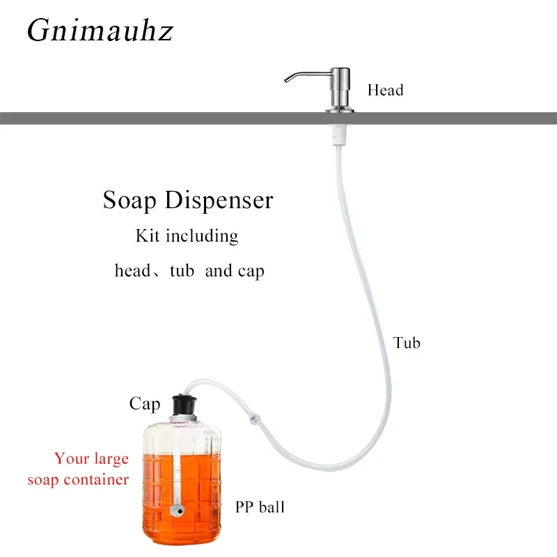 kitchen liquid soap dispenser, black ABS plastic sink, built-in fluid pump, bathroom extension / dispenser Hand soap dispenser
kitchen liquid soap dispenser, black ABS plastic sink, built-in fluid pump, bathroom extension / dispenser Hand soap dispenser