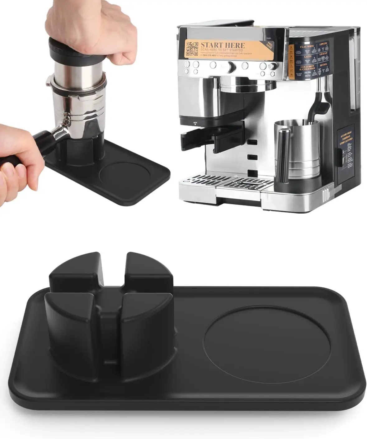 Tamping Mat for Ninja Luxe Cafe Espresso Machine ES601 Food-Grade Silicone Tamper Holder Non-Slip Accessories
Tamping Mat for Ninja Luxe Cafe Espresso Machine ES601 Food-Grade Silicone Tamper Holder Non-Slip Accessories