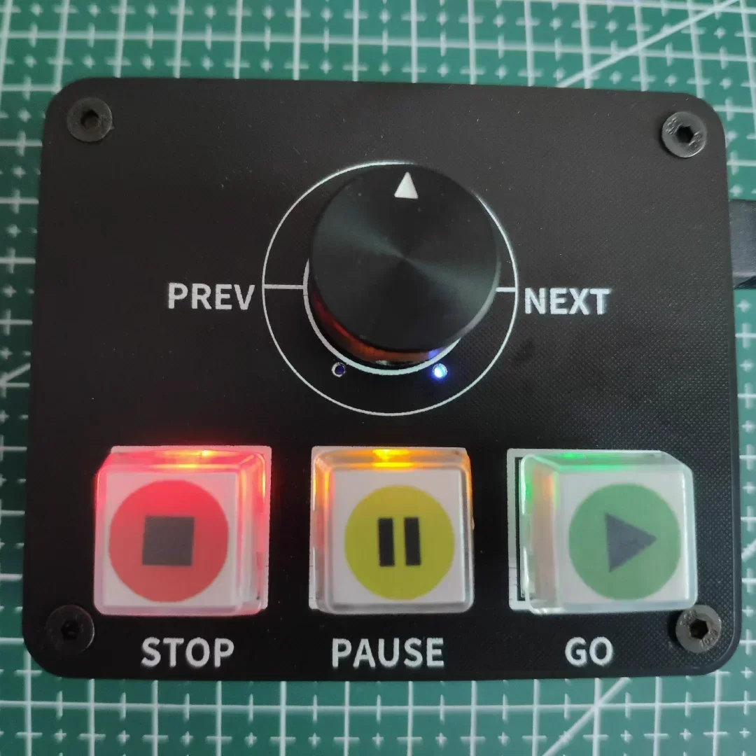 Media controller Qlab keyboard USB driver free professional performance conference background music playback controller
Media controller Qlab keyboard USB driver free professional performance conference background music playback controller