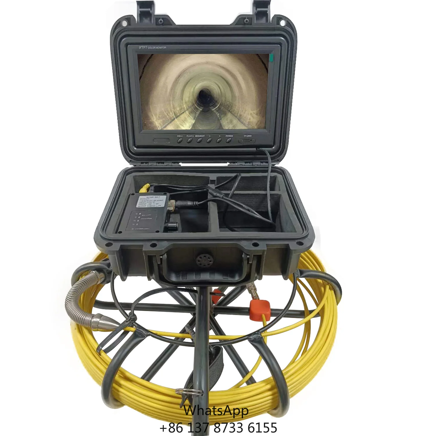 HD 9 Inch Monitor 23Mm Industrial Sewer Water Pipe Inspection Camera With 20M 5MM Cable Sewer Camera
HD 9 Inch Monitor 23Mm Industrial Sewer Water Pipe Inspection Camera With 20M 5MM Cable Sewer Camera