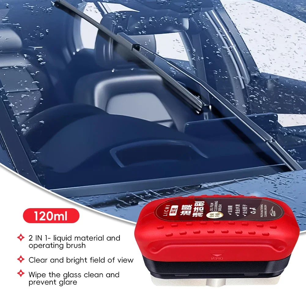 Windshield Oil Remover Automotive Glass Cleaner Water Spots Remover 120ml Car Windshield Cleaner Glass Film Removal Fluid For
Windshield Oil Remover Automotive Glass Cleaner Water Spots Remover 120ml Car Windshield Cleaner Glass Film Removal Fluid For