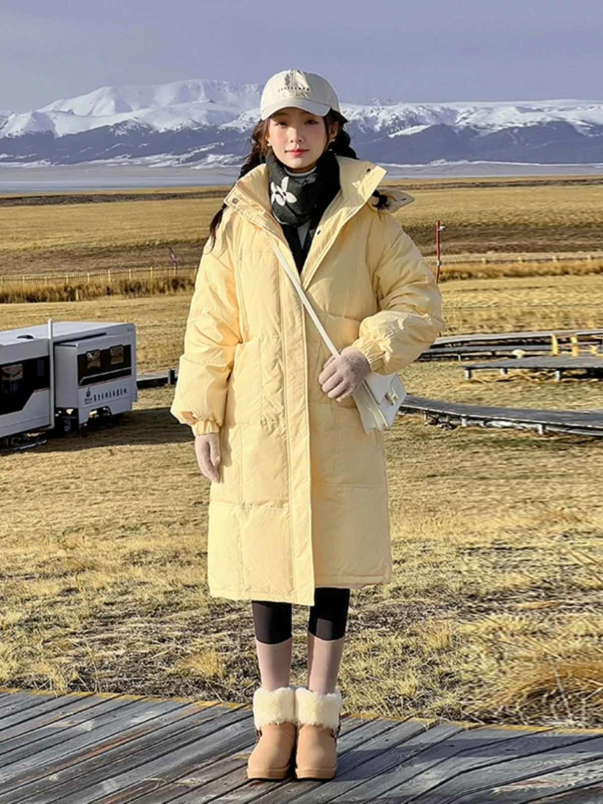 2024 New Women's Thickened down Cotton Jacket Mid-Length Korean Style Loose Autumn Winter Coat Detachable Cap Trendy
2024 New Women's Thickened down Cotton Jacket Mid-Length Korean Style Loose Autumn Winter Coat Detachable Cap Trendy