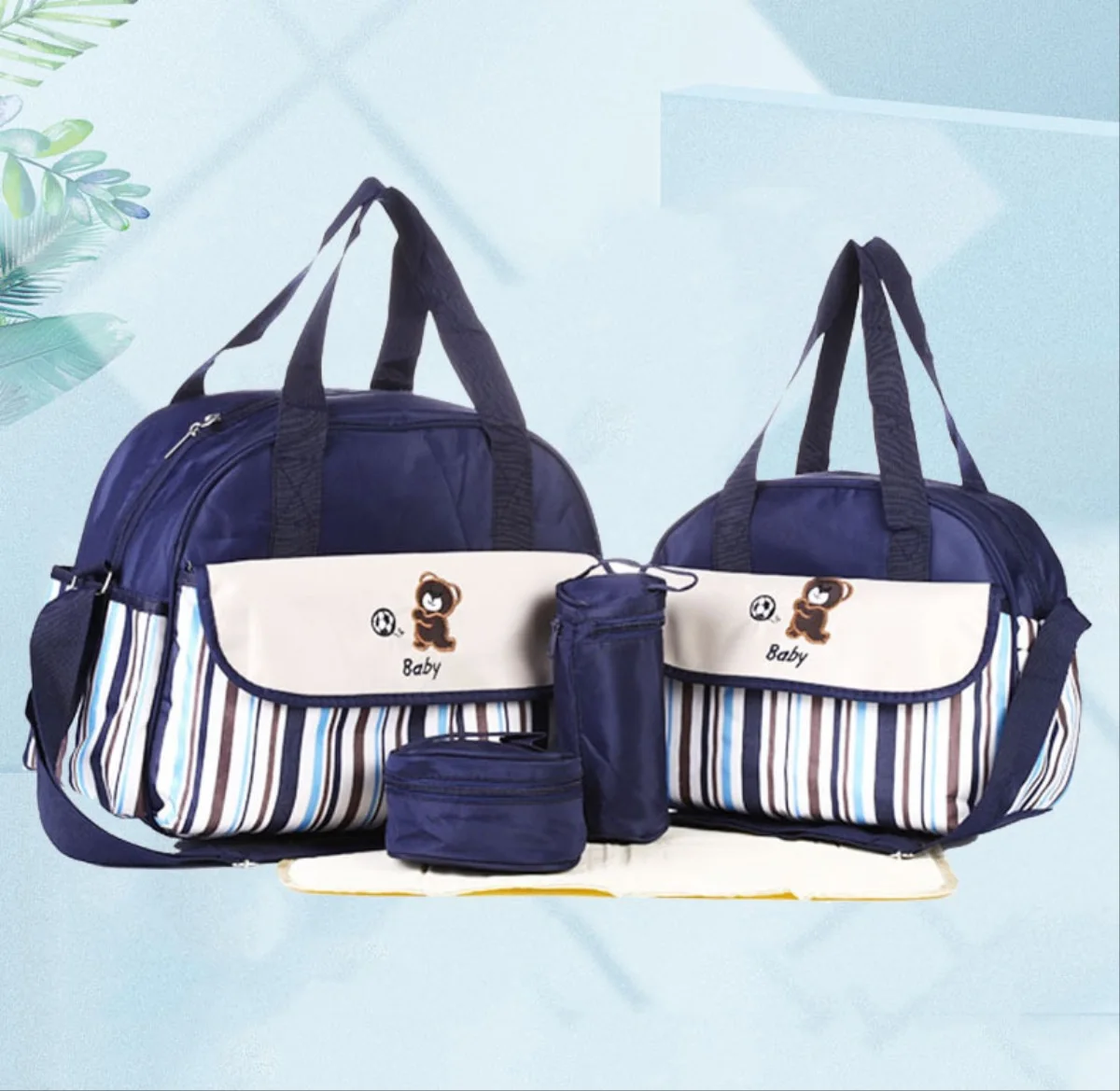 Baby Diaper Bag Set Nappy Storage Organizer Large Capacity Maternity Mommy Shoulder Bag Mummy Hand Totes Handbag Stroller Bag
Baby Diaper Bag Set Nappy Storage Organizer Large Capacity Maternity Mommy Shoulder Bag Mummy Hand Totes Handbag Stroller Bag