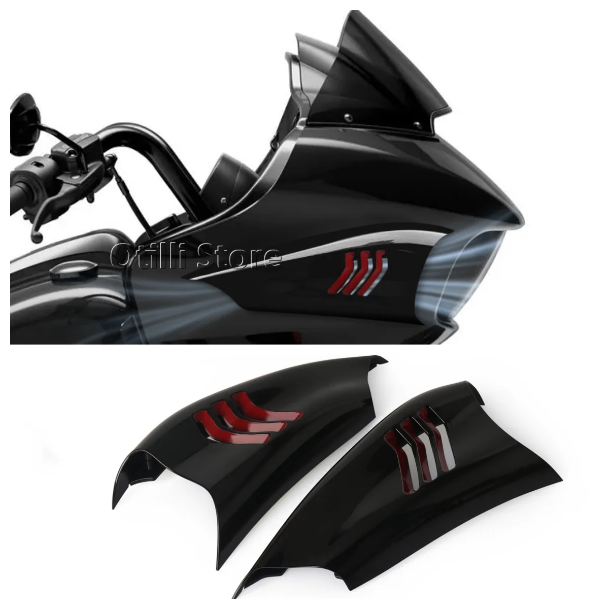 For Harley Road Glide Mot Custom Limited Ultra FLTRU Special Motorcycle Accessories Side Decorative Cover Air Deflector Fairings
For Harley Road Glide Mot Custom Limited Ultra FLTRU Special Motorcycle Accessories Side Decorative Cover Air Deflector Fairings