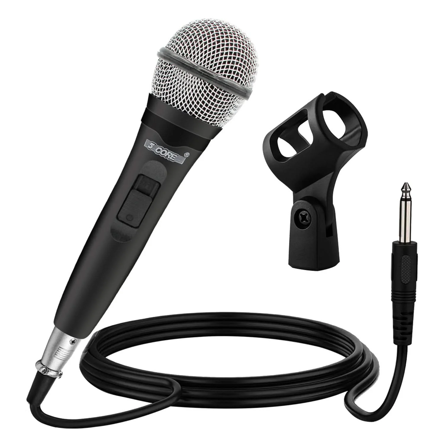 5 Core XLR Microphone Dynamic Mic Karaoke Singing Studio Mics Handheld Microfono PM 600
5 Core XLR Microphone Dynamic Mic Karaoke Singing Studio Mics Handheld Microfono PM 600