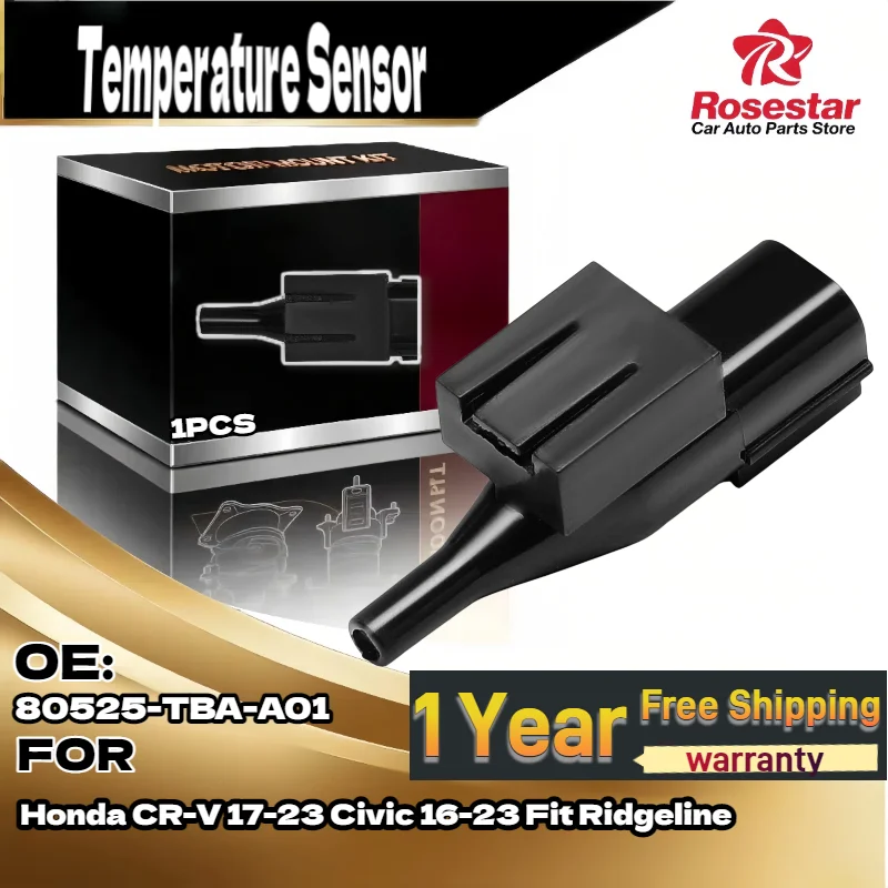 Auto Air Temperature Sensor 80525-TBA-A01 for Honda CR-V 2017-2023 Civic 2016-2023 Fit Ridgeline
Auto Air Temperature Sensor 80525-TBA-A01 for Honda CR-V 2017-2023 Civic 2016-2023 Fit Ridgeline