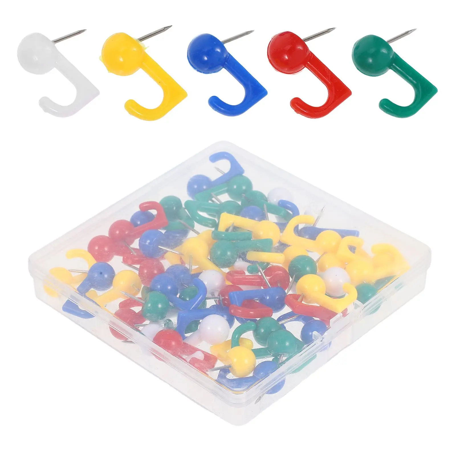 50 PCS Cork Board Hooks Decorate Home Decorative Supplies Iron Thumb Tacks for Wall Picture Hangers Pushpins
50 PCS Cork Board Hooks Decorate Home Decorative Supplies Iron Thumb Tacks for Wall Picture Hangers Pushpins