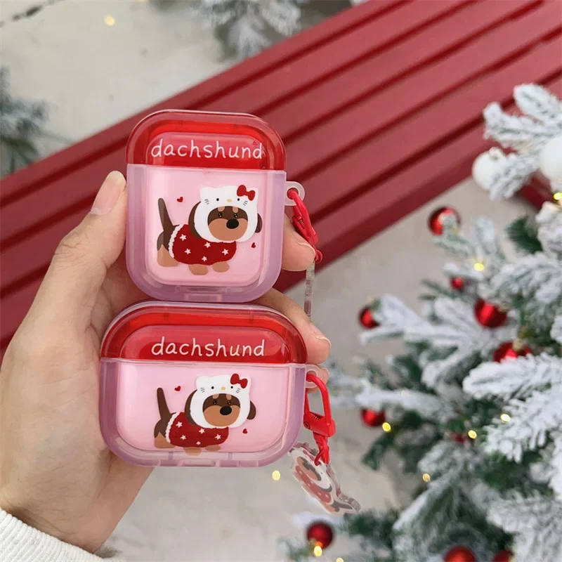 Pink Cartoon Dog Case for AirPods 4 Airpod 1 2 3 Pro Pro2 Bluetooth Earbuds Charging Box Protective Earphone Case Cover
Pink Cartoon Dog Case for AirPods 4 Airpod 1 2 3 Pro Pro2 Bluetooth Earbuds Charging Box Protective Earphone Case Cover
