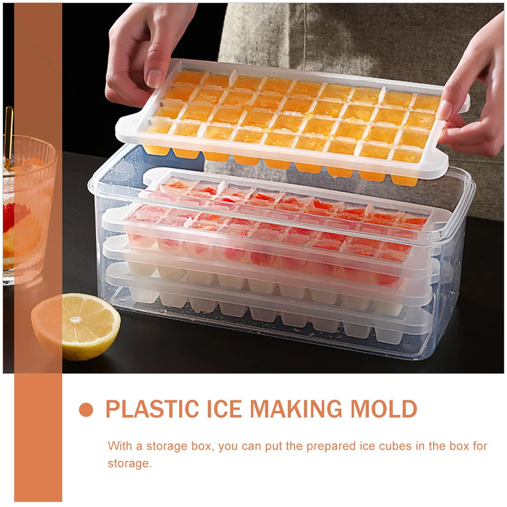 1Set Ice Cube Tray Safe Material Easy Demold Storage Box Summer Cocktails Whiskey Ice Coffee Customizable Taste
1Set Ice Cube Tray Safe Material Easy Demold Storage Box Summer Cocktails Whiskey Ice Coffee Customizable Taste