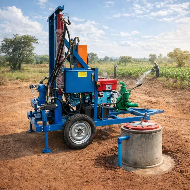 High Efficiency Portable Water Well Drilling Rig Easy Operation 100m 150m 200m Small Water Drilling Machine Factory Direct Sales
High Efficiency Portable Water Well Drilling Rig Easy Operation 100m 150m 200m Small Water Drilling Machine Factory Direct Sales