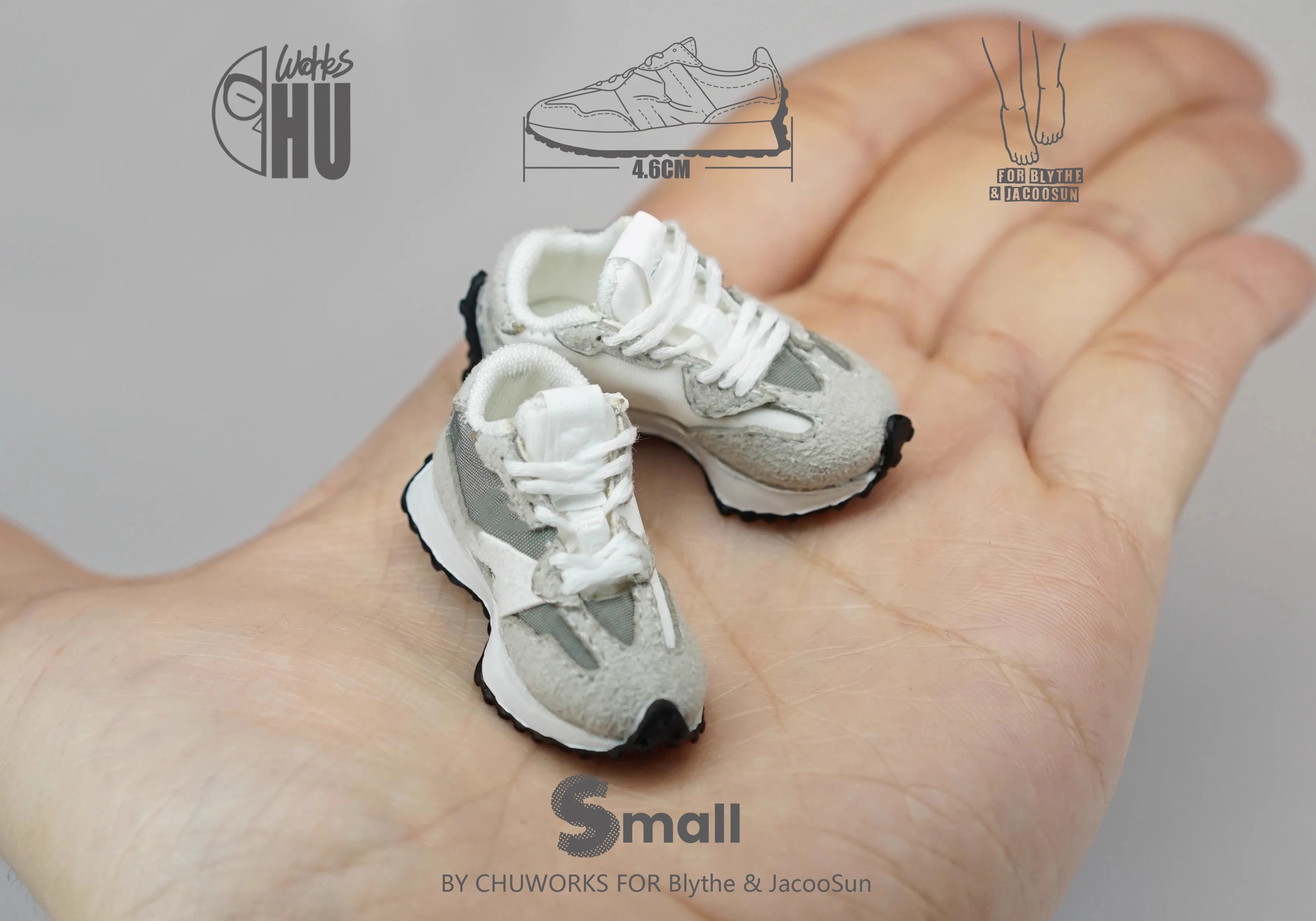 Chuworks Hand-made 1/6TH Soldiers Trendy BJD Doll Blythe JacooSun Running Shoes Fashion Sneakers Model Toy DIY
Chuworks Hand-made 1/6TH Soldiers Trendy BJD Doll Blythe JacooSun Running Shoes Fashion Sneakers Model Toy DIY
