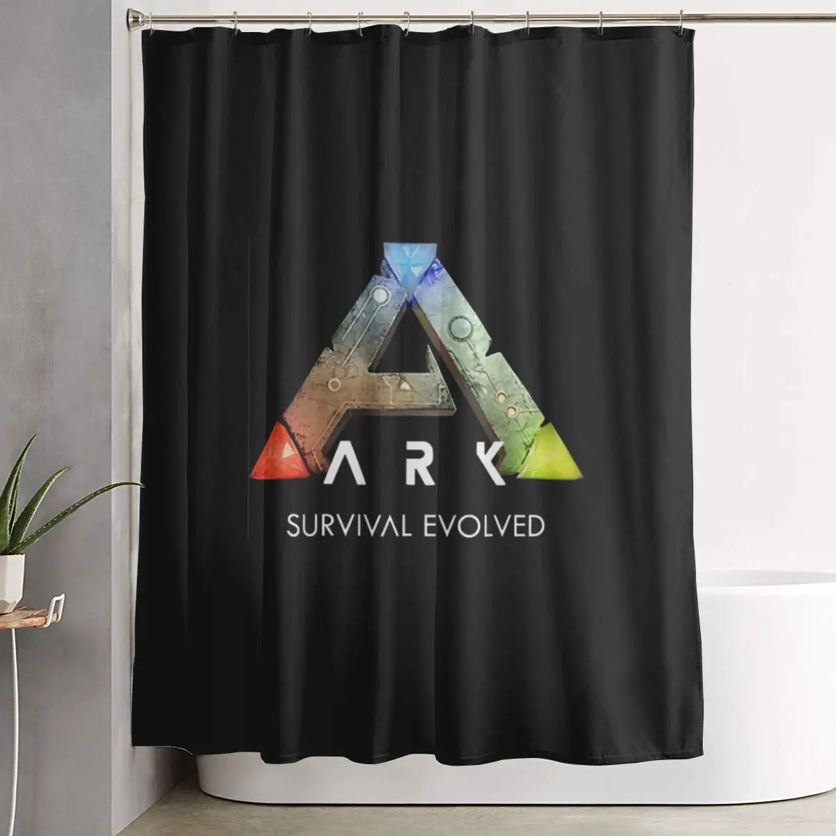 Ark Survival Evolved ( Black ) Shower Curtain Bathroom Polyester Waterproof Bath Curtains with Hooks
Ark Survival Evolved ( Black ) Shower Curtain Bathroom Polyester Waterproof Bath Curtains with Hooks
