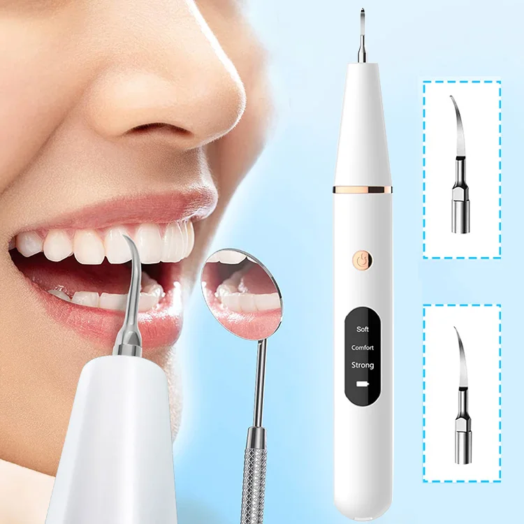 Electric Dental Calculus Remover with for Teeth Cleaning Stain Removal Ultrasonic Tooth Cleaner
Electric Dental Calculus Remover with for Teeth Cleaning Stain Removal Ultrasonic Tooth Cleaner