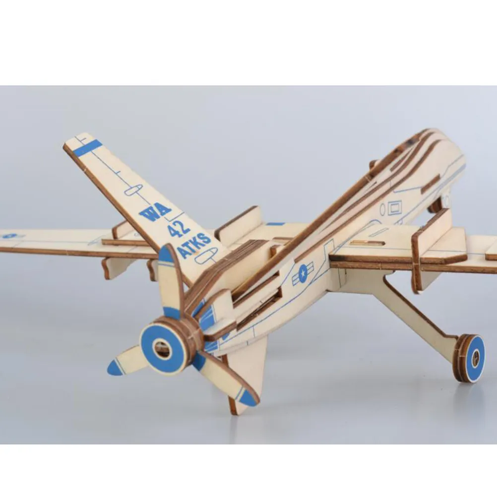Wood 3D Puzzle Assembly Educational Unmanned Reconnaissance Drone for Kids Creative Exercise Cognitive Colorable DIY
Wood 3D Puzzle Assembly Educational Unmanned Reconnaissance Drone for Kids Creative Exercise Cognitive Colorable DIY